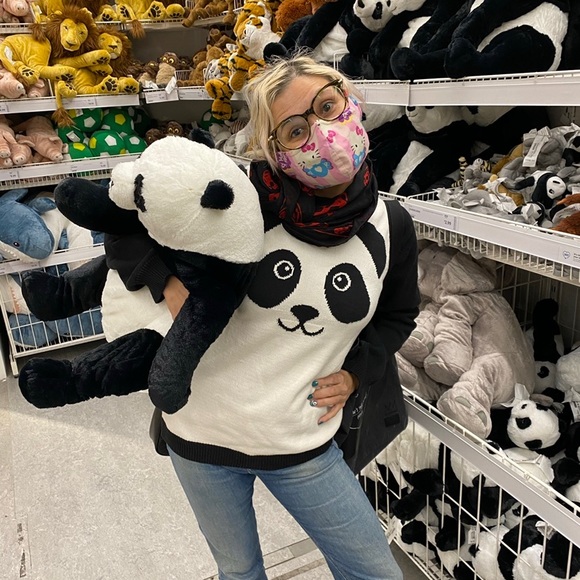 Cutest Sweater EVER! Panda Knit Sweater from ModCloth - Picture 4 of 4